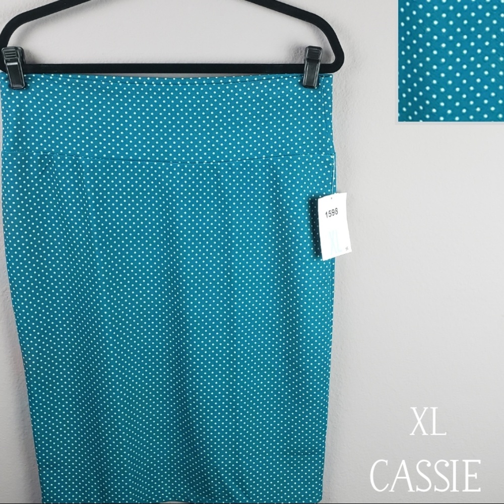 Lularoe Polka Dot Cassie Skirt
